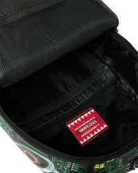 Sprayground A.I. African Intelligence Backpack, interior lining and compartments