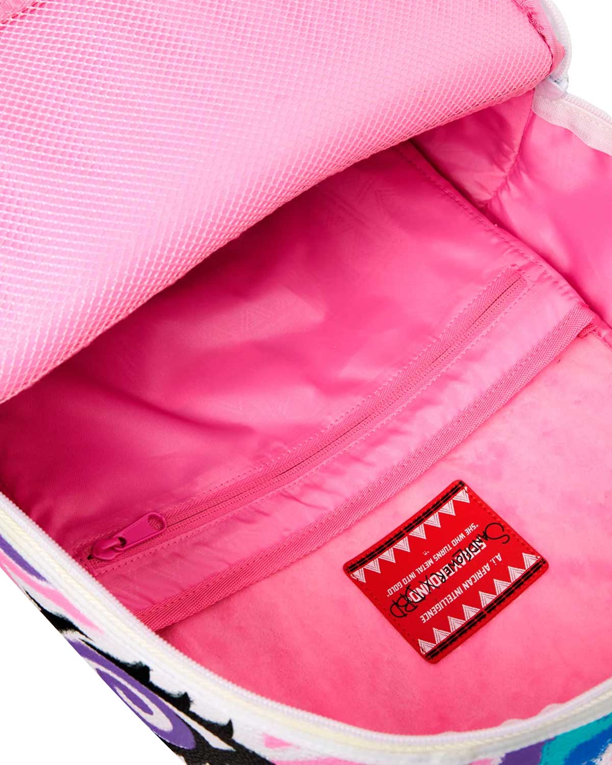 Sprayground AI Fringe Backpack, interior lining