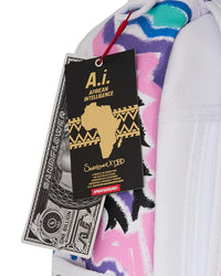 Sprayground AI Fringe Backpack, Sprayground hang tags
