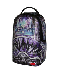 Sprayground Astromane Currency Backpack, side profile view