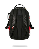 Sprayground Bag Done Wrong Backpack, back view showing padded shoulder straps