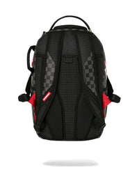 Sprayground Bag Done Wrong Backpack, back view showing padded shoulder straps