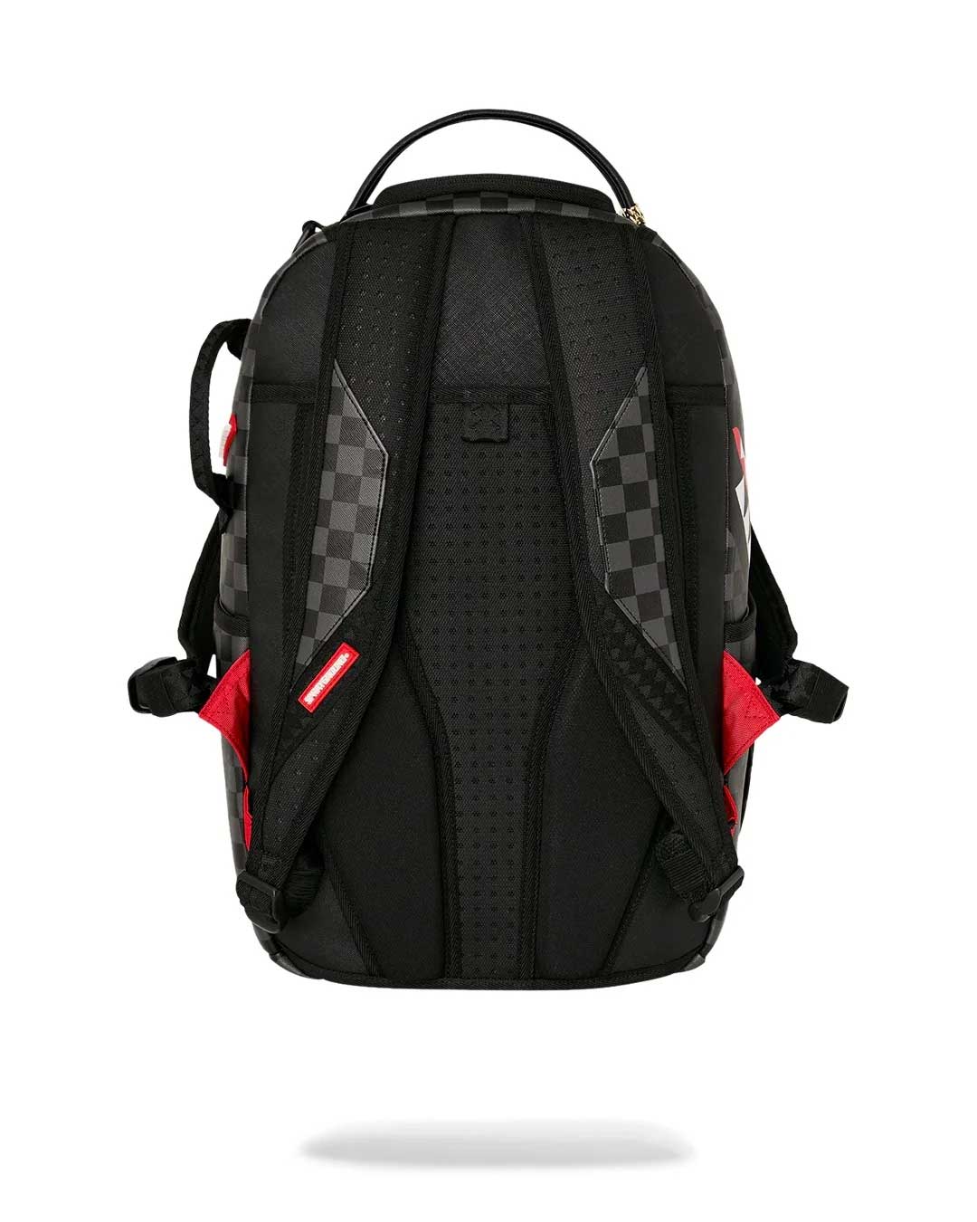 Sprayground Bag Done Wrong Backpack, back view showing padded shoulder straps