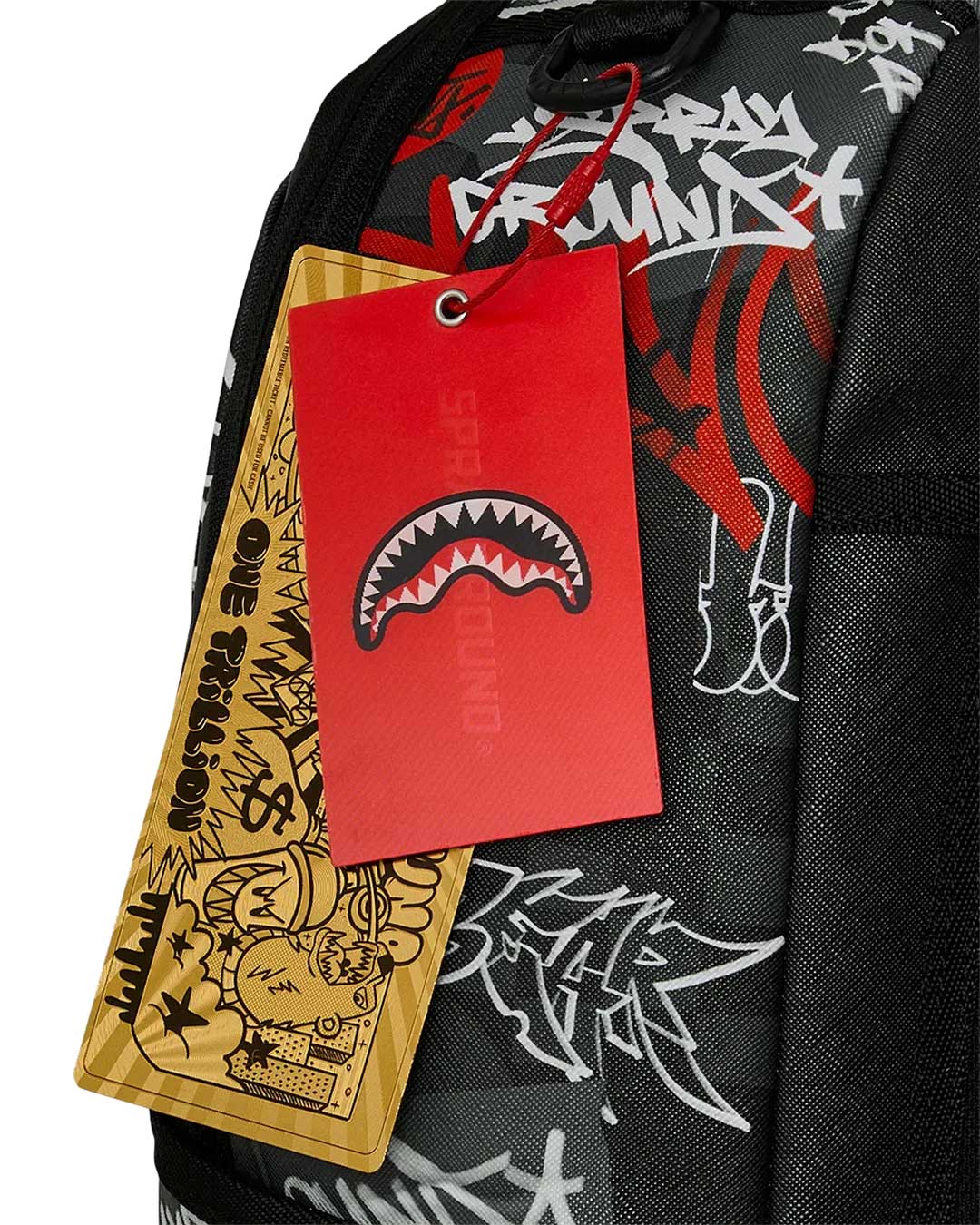 Sprayground Branded Bandit Backpack, Sprayground hang tags