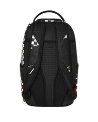 Sprayground Canvas Chaos Backpack, rear panel detail