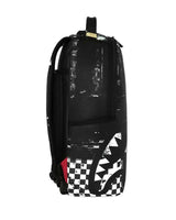 Sprayground Canvas Chaos Backpack, straight-on side view