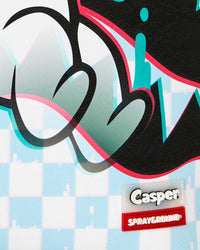 Sprayground Casper Fade Away Backpack, Casper logo detail