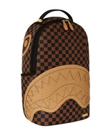 Sprayground Chess Not Checkers Backpack, side profile view