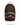 Sprayground Clawed Up Backpack, brown checkerboard backpack slashed with claw marks and a red shark mouth, front view