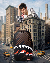 Sprayground Clawed Up Backpack, worn by a model