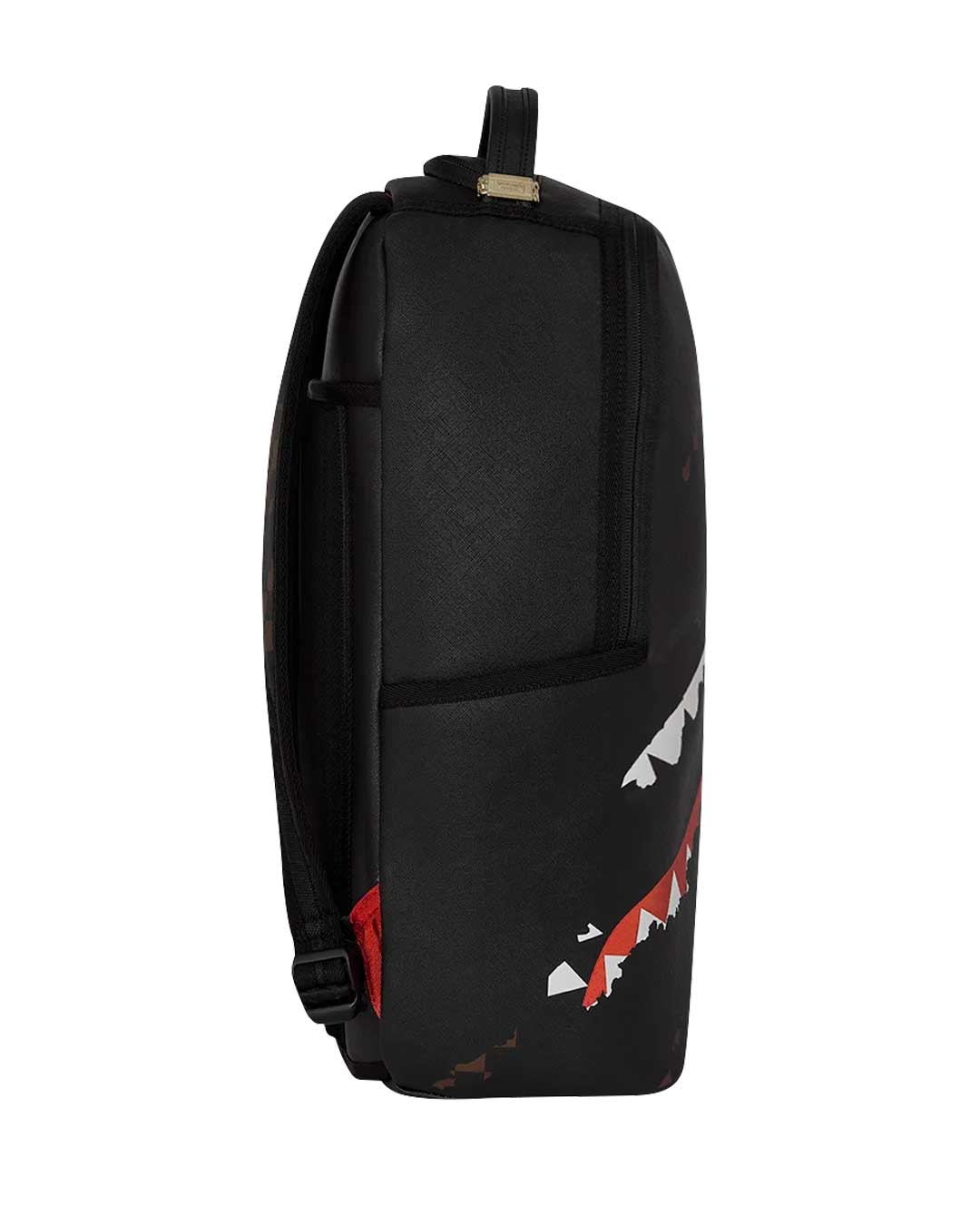 Sprayground Clawed Up Backpack, side profile view