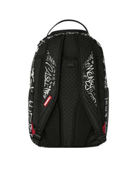 Sprayground Crazy Thoughts Backpack, back view