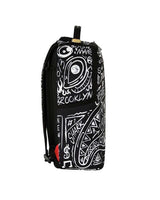 Sprayground Crazy Thoughts Backpack, side profile view