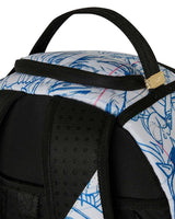 Sprayground Depth Of Sketch Backpack, top handle detail