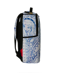 Sprayground Depth Of Sketch Backpack, side profile view