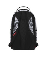 Sprayground Doodles Over Math Homework Backpack, back view