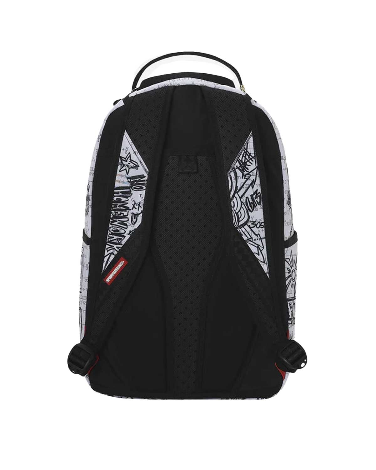 Sprayground Doodles Over Math Homework Backpack, back view