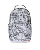 Sprayground Doodles Over Math Homework Backpack
