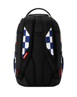 Sprayground First Place Chase Backpack, back view showing padded shoulder straps