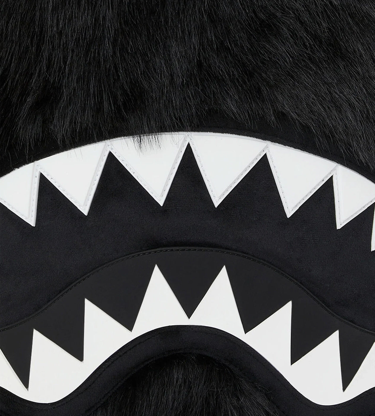 Sprayground Fur Cray Black Backpack