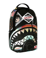 Sprayground Jon Z Burned Disc Backpack black, left side view