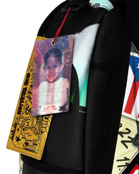 Sprayground Jon Z Burned Disc Backpack black, Sprayground hang tags