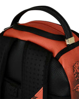 Sprayground Jon Z Tattoos Backpack red, close-up of the top carry handle