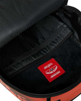 Sprayground Jon Z Tattoos Backpack red, interior lining and compartments