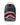 Sprayground Kahuku Niho Mano Backpack, greyscale triangle-tooth print backpack with red shark mouth, front view