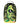 Sprayground Looney Tunes Marvin Martian Spraypaint Backpack, black-to-yellow spray-fade backpack with a green Marvin the Martian, front view