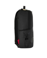 Sprayground Lux Black Ghost Drip Backpack, side view