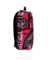Sprayground Marvel Storm Wanted Posters Backpack, side profile view