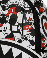 Sprayground Mickey Mouse Crammed Disney Backpack, close-up of the Mickey Mouse print detail