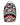 Sprayground Mickey Mouse Crammed Disney Backpack, white backpack with all-over Mickey Mouse print and red shark mouth, front view