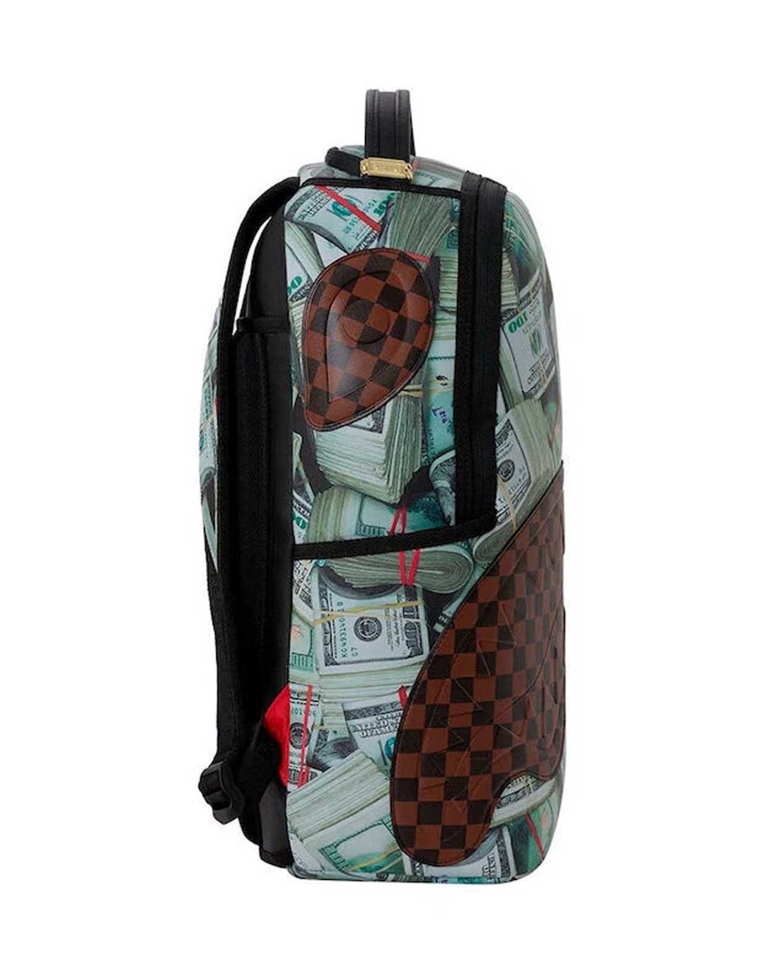Sprayground Money Banks Backpack, opposite side view