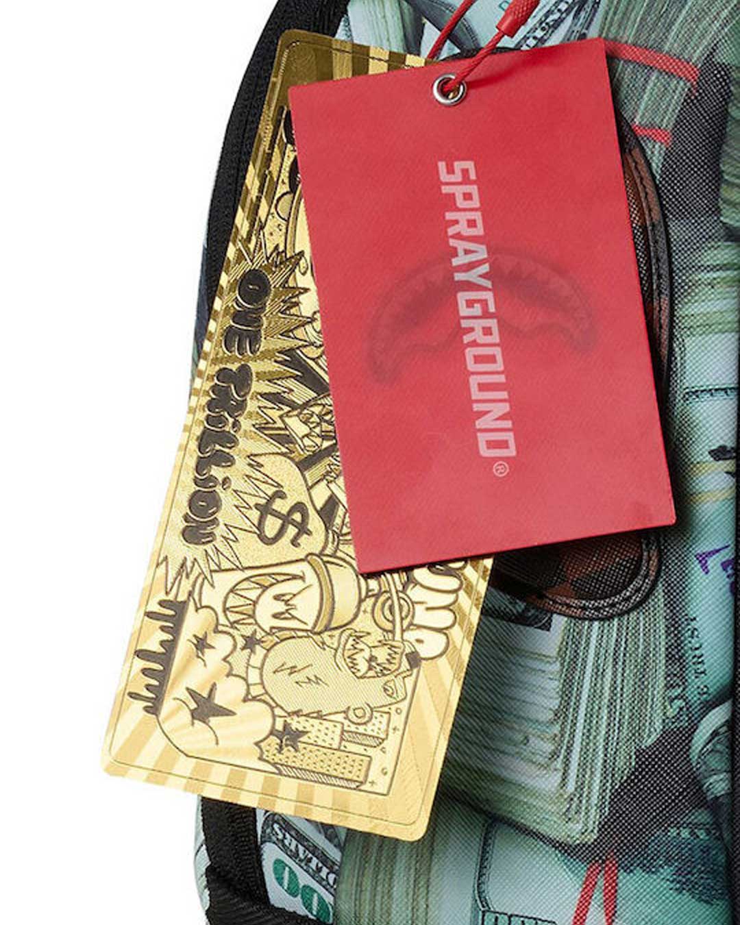 Sprayground Money Banks Backpack, Sprayground hang tags