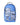 Sprayground Money Boys Color Block Doodle Backpack blue, periwinkle backpack with two doodled dollar-bill characters, front view
