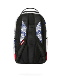 Sprayground Money Boys Poster Doodle Backpack, back view