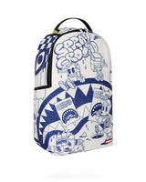 Sprayground Money Boys Poster Doodle Backpack, side view
