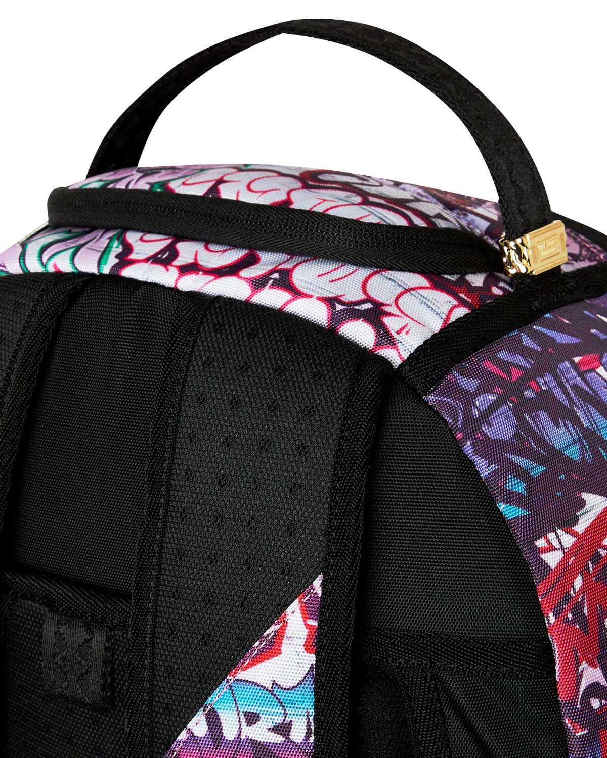 Sprayground My Little Pony Graff Backpack, top handle detail