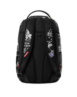 Sprayground NYBG Bronx Vibes Backpack, back view showing padded shoulder straps