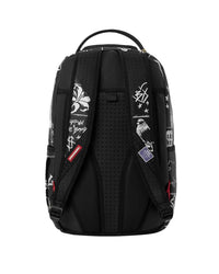 Sprayground NYBG Bronx Vibes Backpack, back view showing padded shoulder straps