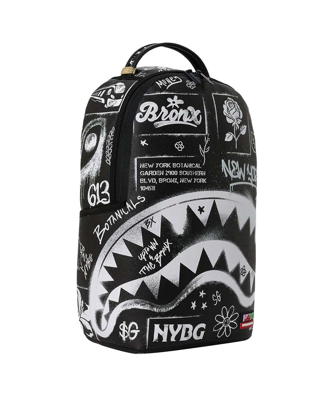 Sprayground NYBG Bronx Vibes Backpack, side profile view