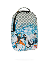 Sprayground Naruto vs Sasuke Backpack, side profile view
