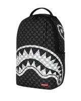 Sprayground Noir Fang Backpack, side profile view