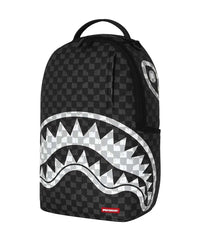 Sprayground Noir Fang Backpack, side profile view