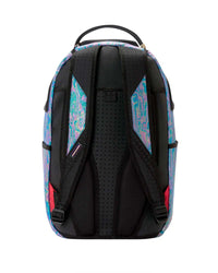 Sprayground Oil Spill Shark Backpack, back view