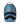 Sprayground Oil Spill Shark Backpack, iridescent oil-slick backpack with matte-black rubber shark mouth, front view
