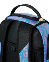 Sprayground Oil Spill Shark Backpack, top handle detail