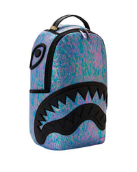 Sprayground Oil Spill Shark Backpack, side view